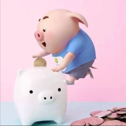 broken piggy bank, petit papier peint pig samsung, fond d'écran avec un pigitant, pig, mignon grogne