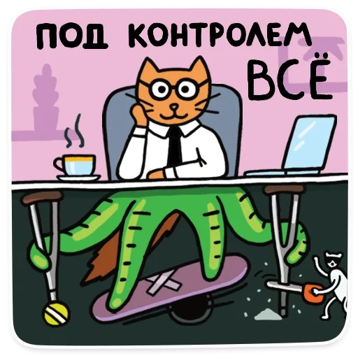 кот, продукт оунер, кот бухгалтер