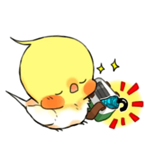 anime, chibi lucu, hewan hewan itu lucu, hewan kawaii, kartun ayam lucu