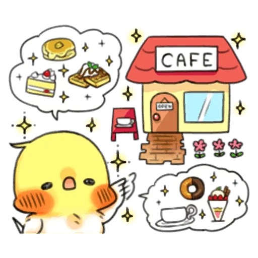 gambar kavai, sumikko gurashi, gambar kawaii yang lucu, gambar kawaii stiker