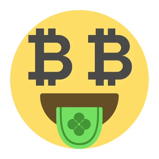 argent, bitcoin-qt, emoticônes, smiley dollar, smiley