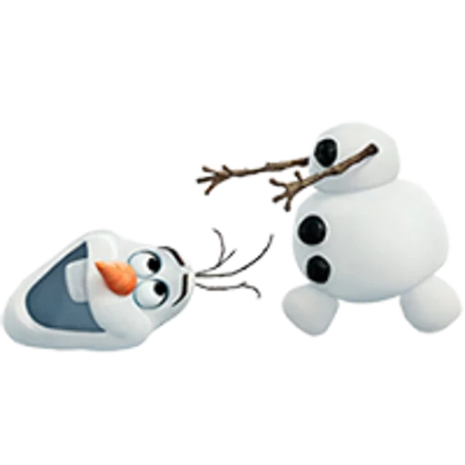 olaf, olaf the snowman, cold-hearted olaf, olaf snowman sticker, cold heart olaf snowman