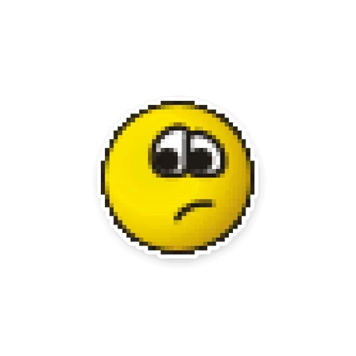 smiley, sadness smiley, big emoticons, the embarrassing smiley of icq, the brib bitteries are animated