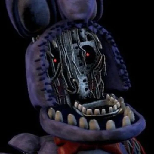 the witch, the dark, old bonnie, withered bonnie, fnaf 2 mit bonnie