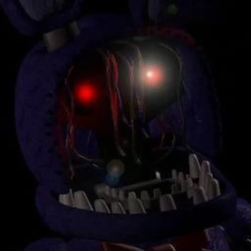 witcher, old bonnie, old bonnie fnaf, old bonnie's head, animatronik bonnie