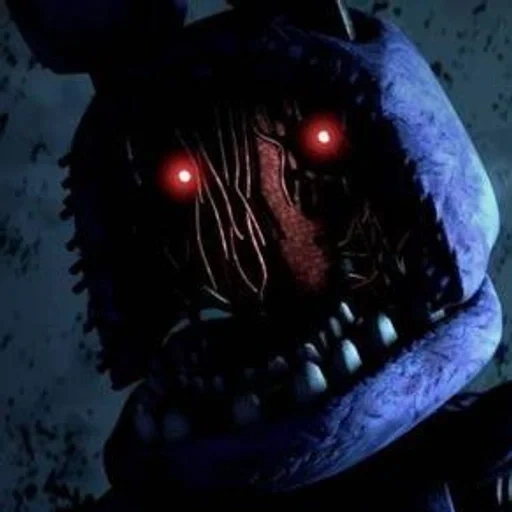 witch, withered bonnie, nightmare bonnie, five nights at freddy's, nightmare bonnie's squeak