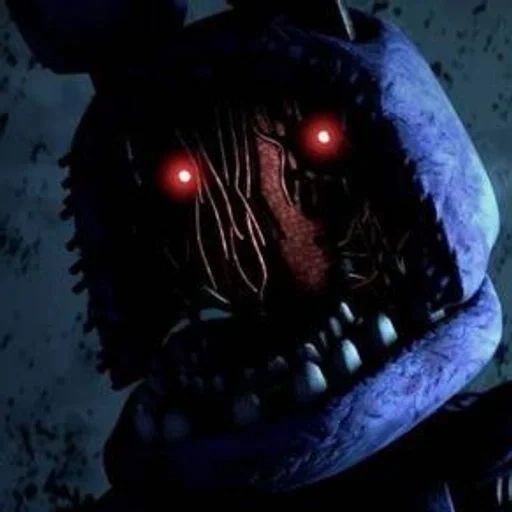 bruxa, murcha bonnie, nightmare bonnie, cinco noites no freddy, o gritador de um pesadelo bonnie