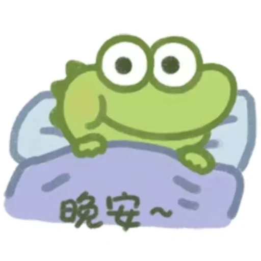 frog, clipart frog, the frog is cartoony