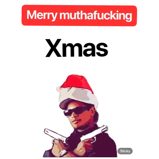 человек, новогодний, eazy e пушкой, новогодние рэперы, a merry little christmas