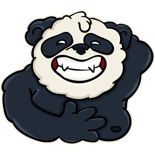 panda, che ride, più info su il oleg, oleg mongore