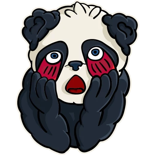 panda, about oleg, mongor oleg, panda sticker