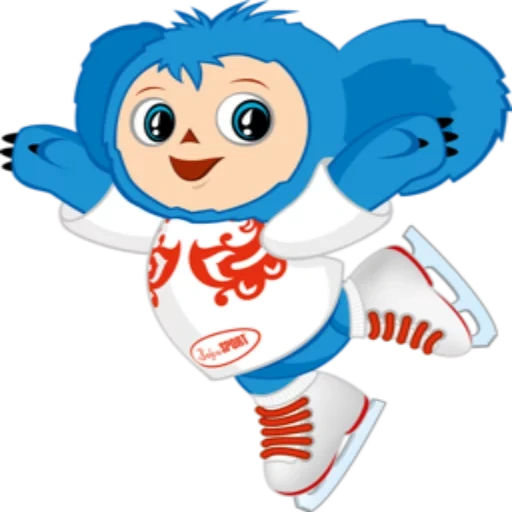 patinoire de chebraška, logo olympique de chebraška, jeux olympiques de cheburashka 2014, jeux olympiques d'hiver 2010 cheburashka, mascotte de l'équipe olympique russe de chebrashka