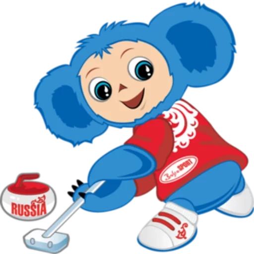 cheburashka, atleta chebeburashka, símbolo olímpico de cheburashka, deportes de invierno cheurobrashka, juegos olímpicos de invierno 2010 cheburashka