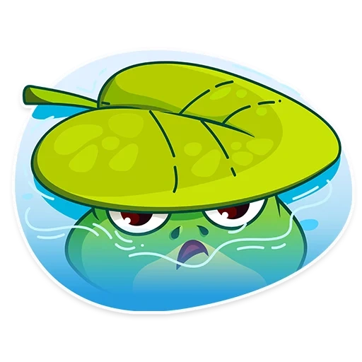 гоблин, лягушонок оливер, plants vs zombies, растения против зомби кувшинка