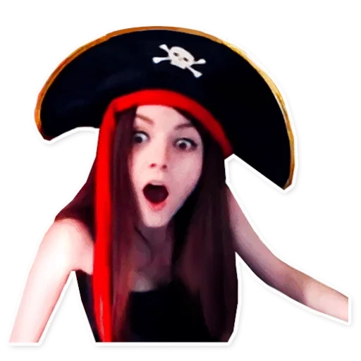 pirata, donna, giovane donna, pirata, donna pirata