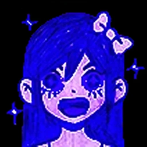 bild, aubrey omori, sprite aubrey omori, omori alle mood sprites