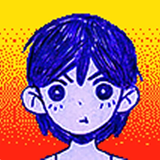 omori, image, kel omori en colère, omori tous les sprites d'humeur