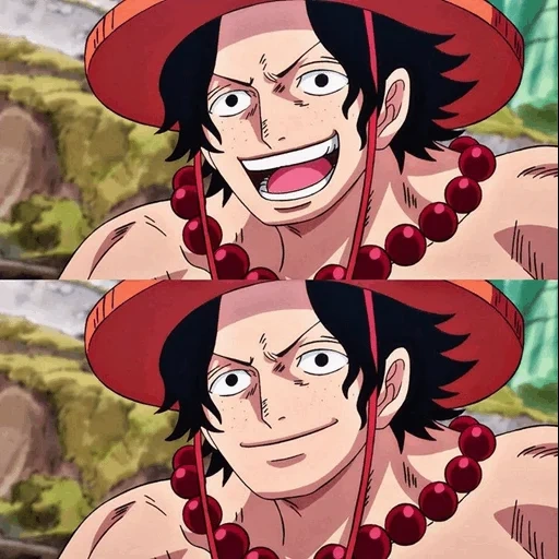 luffy, ван-пис, ван пис эйс, one piece ace, anime one piece