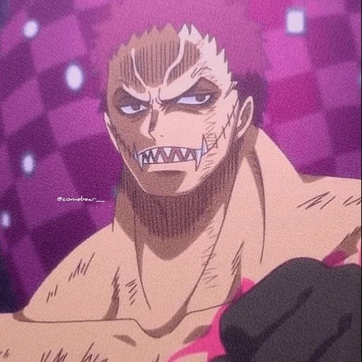 van pease, katakuri, katakura jojo, one piece animation, katakura royal will