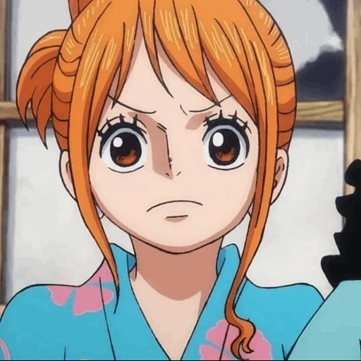 nami, a nosotros, personajes de anime, anime de una pieza, van pis para nuestro kunoichi