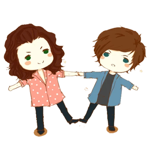 clipart, picture, i love you chris, larry staylinson 2021, larry staylinson chibi