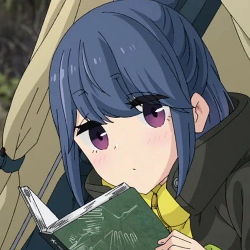 anime, anime, seni anime, karakter anime, seri yuru camp