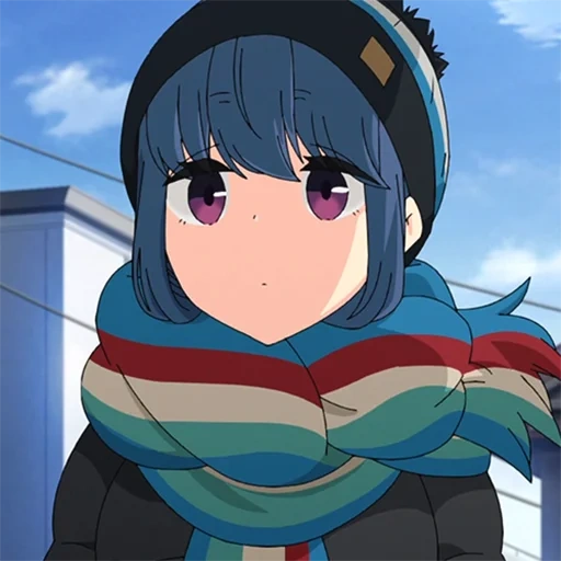 anime, anime, the anime is funny, anime characters, yuru camp anime