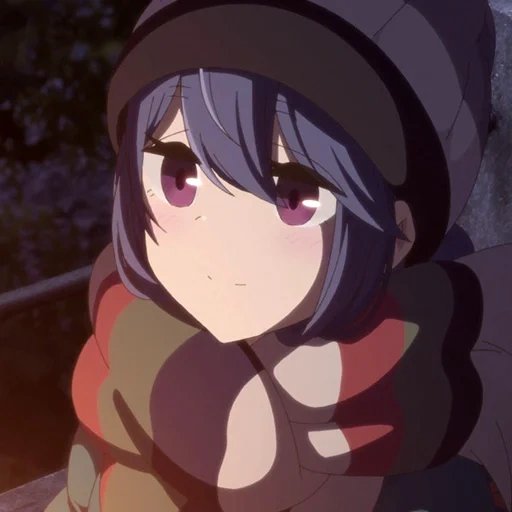 аниме, anime, человек, yuru camp сериал, yuru camp рин кадры