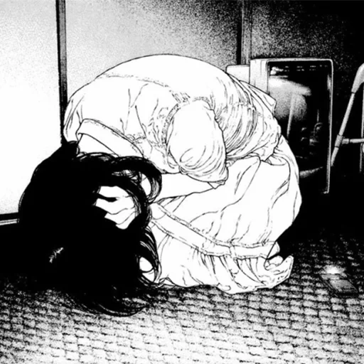picture, anime manga, sad anime, pain art depression, sad anime drawings