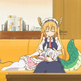 kobayashi san, kobayashi's maid, kobayashi's dragon maid, sanlong kobayashi's maid, kobayashi takashi animation
