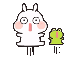 rabbit, maimao, a toy, cute drawings, cute rabbits