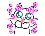 kawaii, kucing kawaii, untuk membuat sketsa lucu, gambar kucing lucu, gambarlah kucing yang lucu