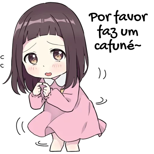 chibi, menhera chan, menina anime, inscrição de animação, menhra chen animation