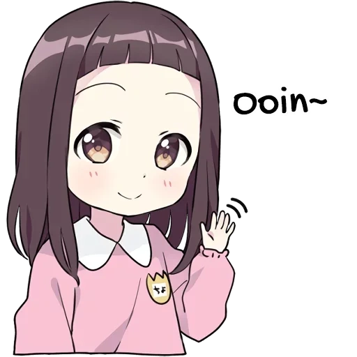 chibi, animação, olá anime, menina anime, imagem de anime