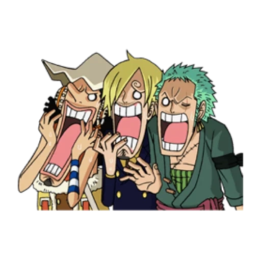 van pies, van pies, anime one piece, tony tony chopper zoro