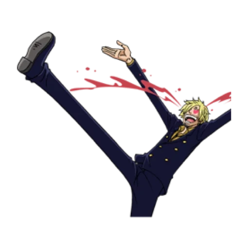 sanji, una pieza, sanji van pis, sanji van pis crecimiento completo, one pieza la patada de sanji