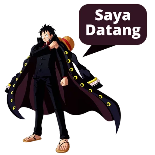 luffy 2 kiel, manki de luffy, van pis luffy cape, raja bajak laut luffy, van pis luffy king