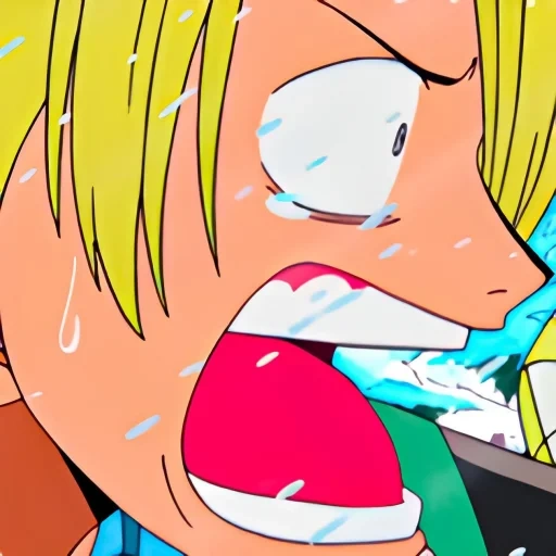animação, pessoas, sanji está chorando, personagem de anime, goma de sanji