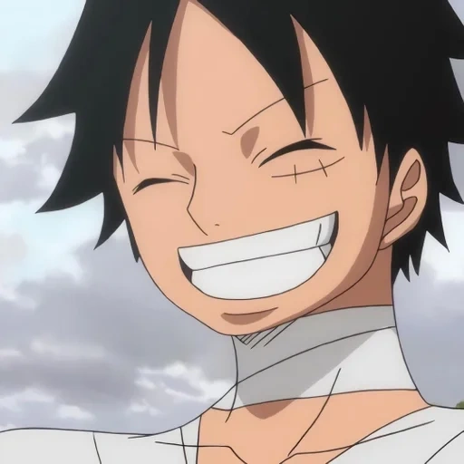 luffy, anime sorridente, manchi de lufe, luffy one piece, quando marca island smile anime