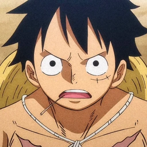 monki d luffy, luffy mad, van-pis, luffy, scar luffy