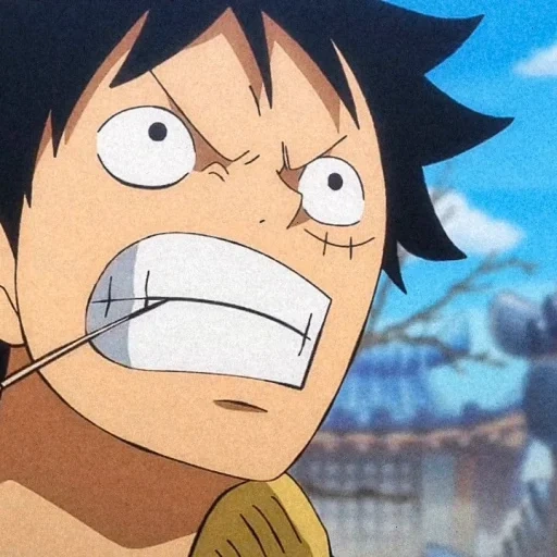 luffy, luffy en choc, luffy comme, anime one pièce, anime one pièce