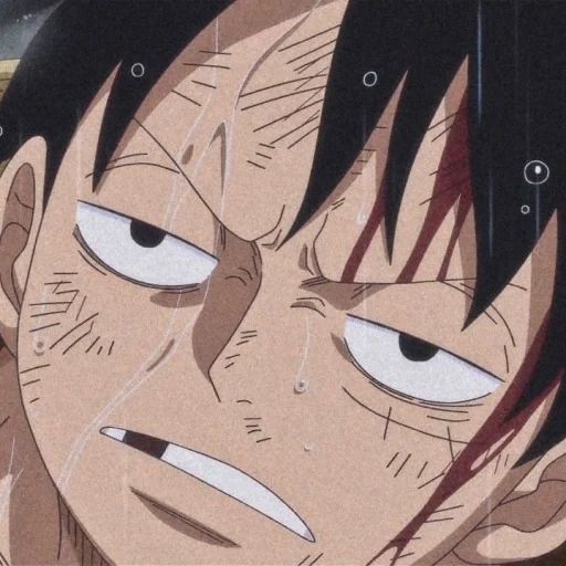 monki d luffy cries, luffy, van-spi, mugivar luffy in fury, amv luffy