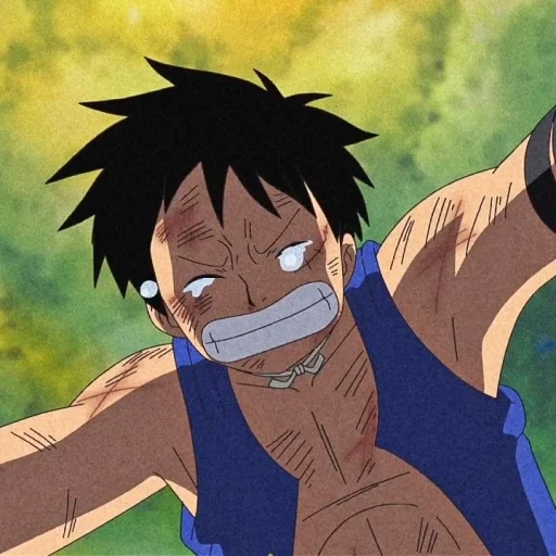 luffy, luffy triste, luffy ás, personagens de anime, manki d luffy