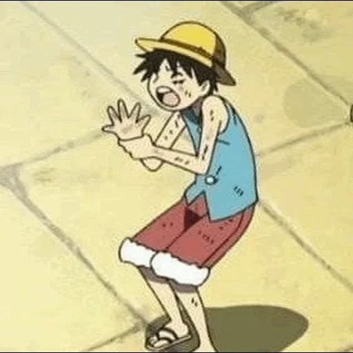 аниме, luffy, аниме смешные, манки д луффи, луффи маленький 3 гир