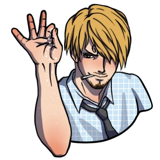 ragazzo, maggiore thunder, set van pis sanji jerma