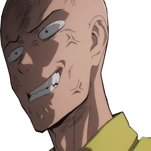 saitama, vanpanchman, saitama feys, wajah vanpanchman saitama, satu tinju sitama wajah