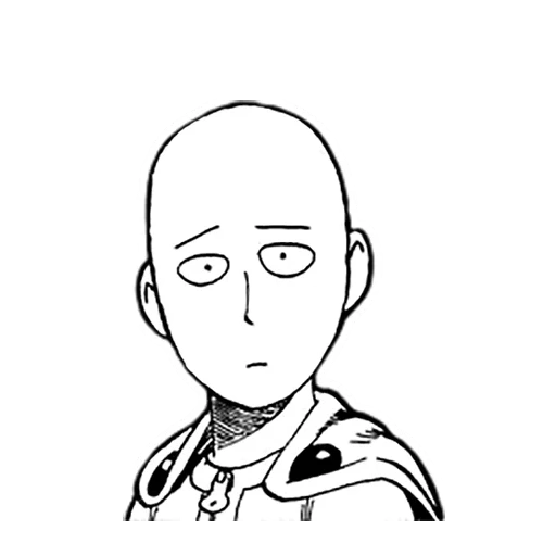 vanpanchman, vanpanchman drawing, sitama set of stickers, vanpanchman with a pencil, saitama with a pencil little head