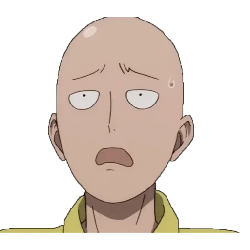 vanpanchman, calvo sitama, capturas de pantalla de saitama, cabello de sitama, los personajes calvos del anime
