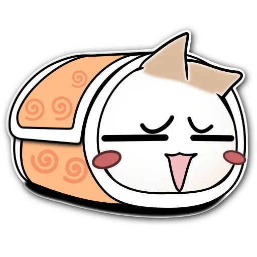 cat, mochi, oda, gato de sushi, kotatsu kat