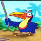cartoon, série de animação, viajante dasha, dasha traveler giant bird, avestruz gigante sr dasha traveler